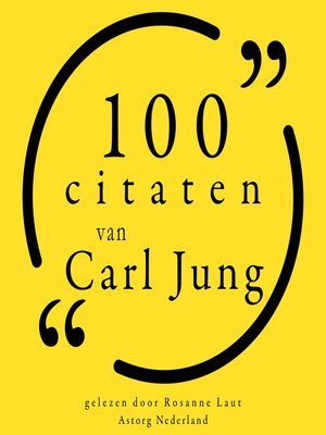 cover image of 100 citaten van Carl Jung